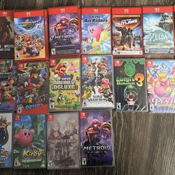 Ninyenod switch 1 & 2 games + more ( see prices )