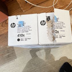 2 Unused ( One Open) HP LASER JET CARTRIDGES
