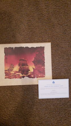 Disney pirates of the Caribbean lithograph