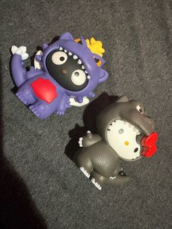 Hello Kitty x Godzilla Monster Vinyl Figures Set of 2