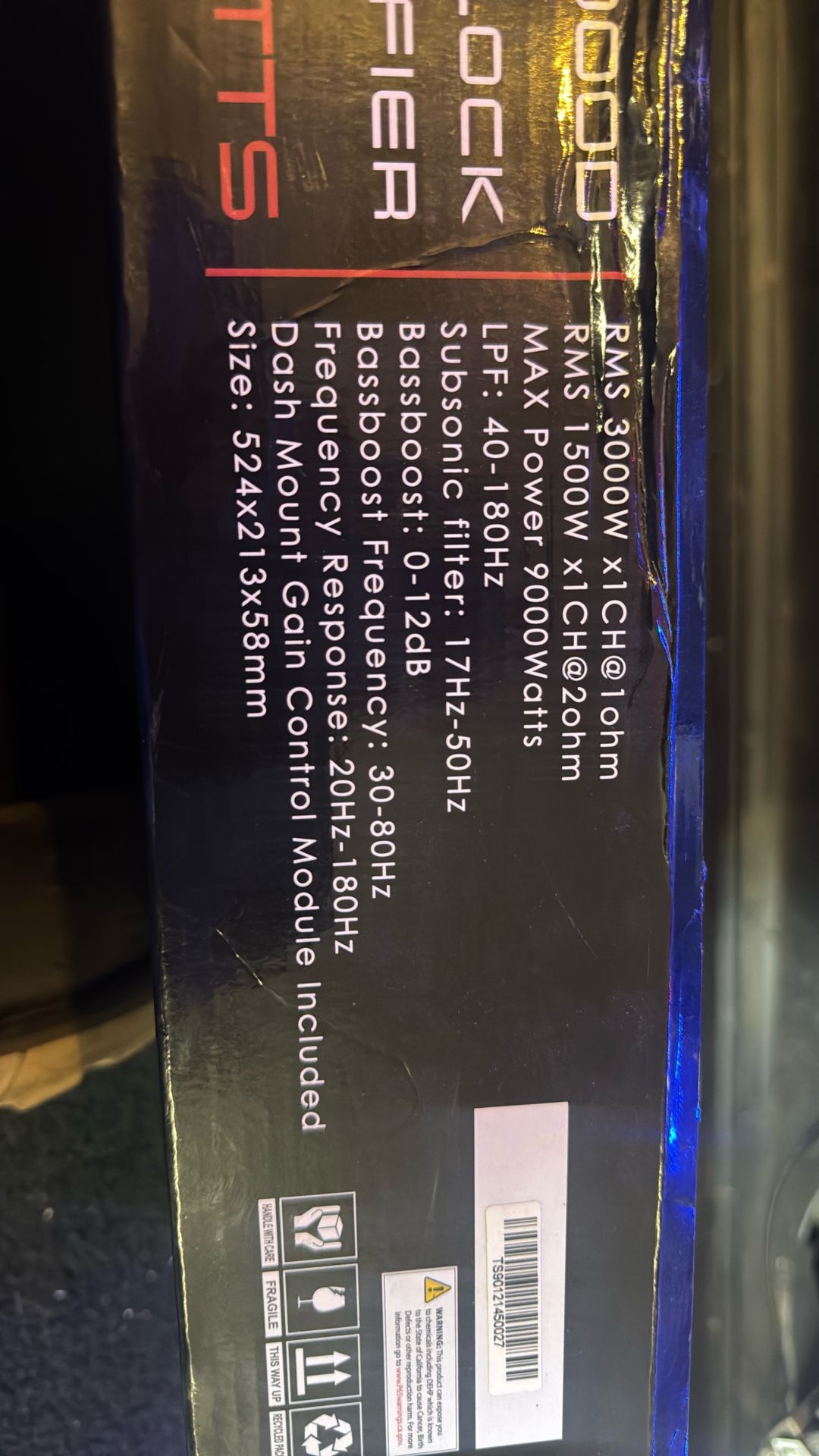 Ts Power Monobloc Class D 3000 W Rms Watt