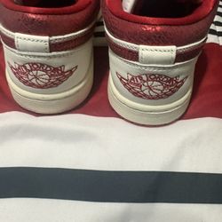 Air Jordan’s Red and Crème 