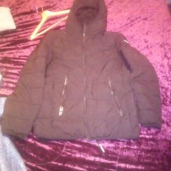 Black Calvin Klein Large Puffy Jacket
