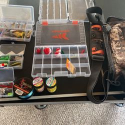 Fishing Bag And Tackle Price Is Negotiatable