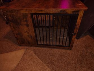 Large furniture dog kennel
