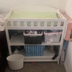 Baby Changing Table with Storage