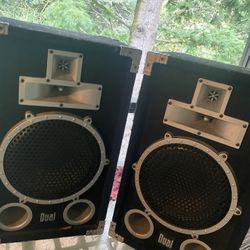 2 10” Speakers 