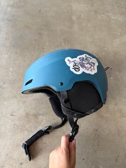 Blue Snowboarding Helmet