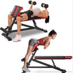 Flybird Fitness 4 In 1 Workout Bench, Roman Chair