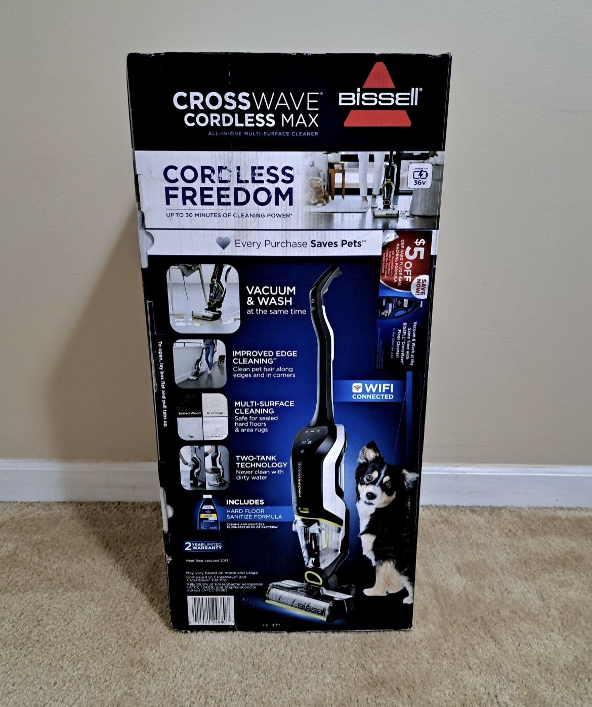 BISSELL CrossWave Cordless Max Wet-Dry Vacuum
