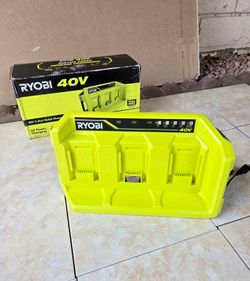 RYOBI 40V 3 Port Fast Charger