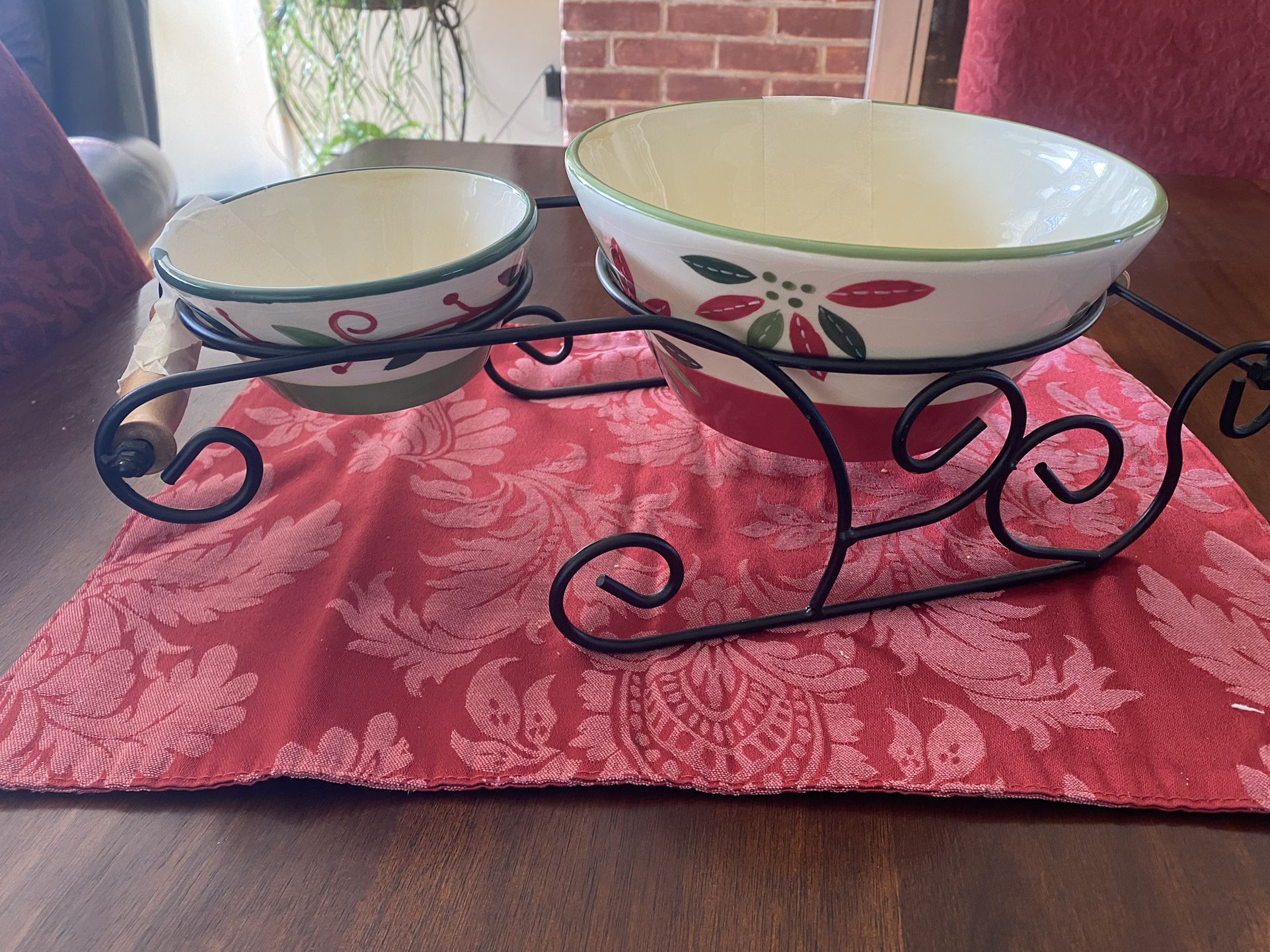 Holiday Food Display Bowls