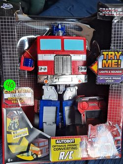 Transforners autobot optimus prime converting R/C