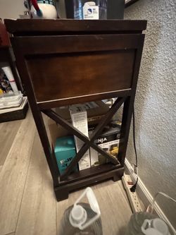 Brown console table