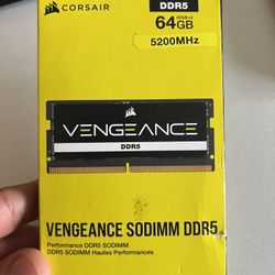 CORSAIR Vengeance SODIMM DDR5 RAM 64GB (2x32GB)