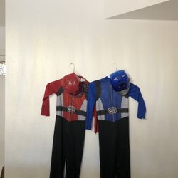 Power rangers Halloween costumes 4-6 Size