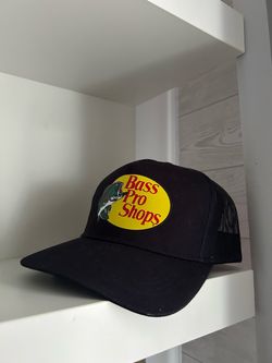 Bass Pro Shops Black Trucker Hat