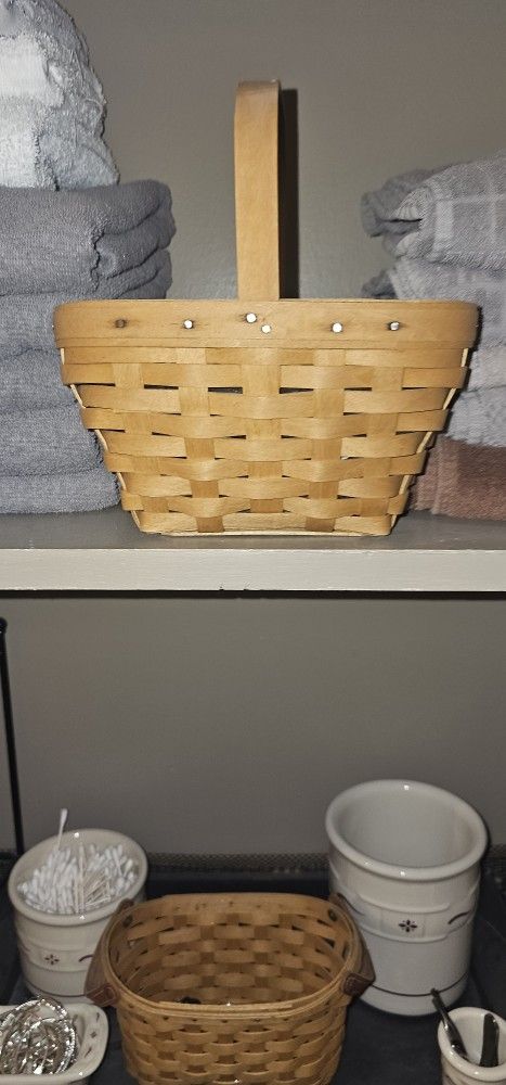 Longaberger Baskets With Protector 