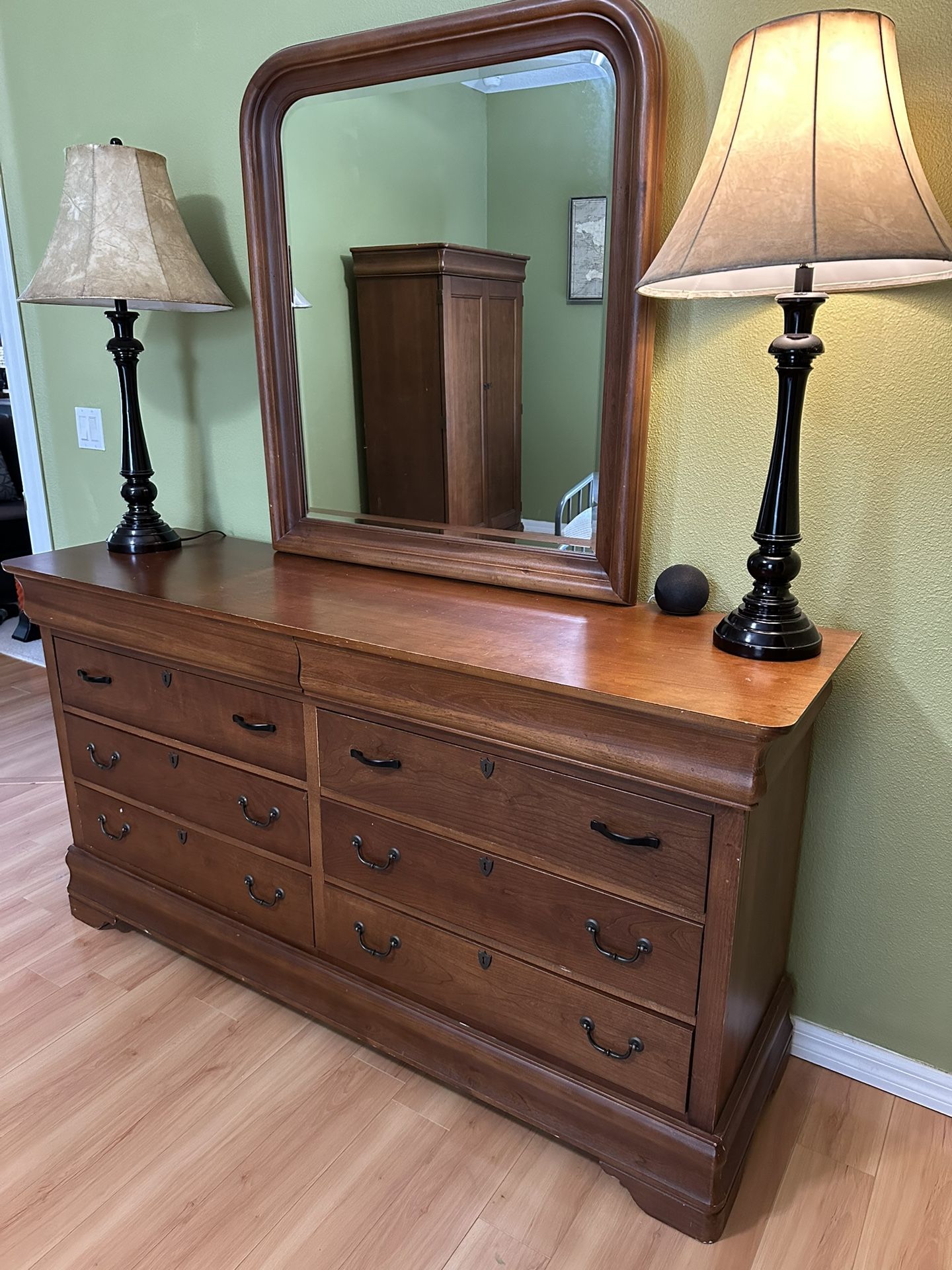 Dresser and Armoire