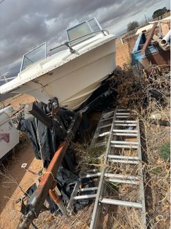 Boat and trailer