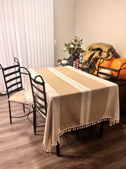 Table and chairs