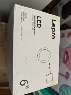 Lepre led recessed down light  6 inch