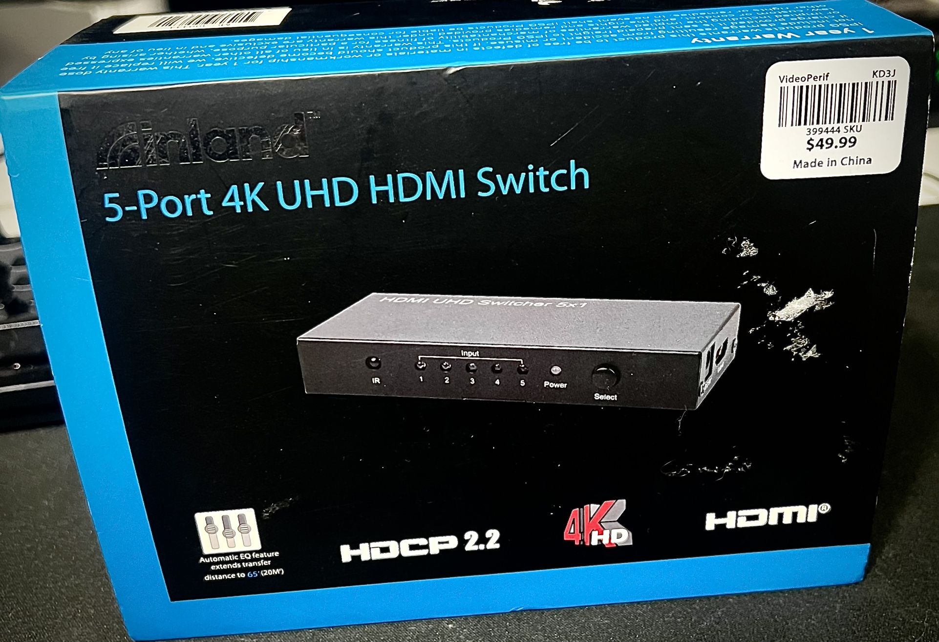 5 Port 4K UHD HDMI gSwitch (New)