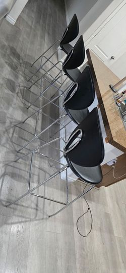 Four Beautiful Tall Bar Stools