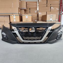 2019 2020 2021 2022 NISSAN ALTIMA FRONT BUMPER WITH GRILLE & FOG LIGHTS ASSEMBLY SET