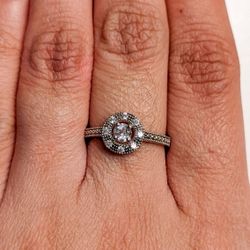 Round Ring Jewelry Silver 925 Size 6