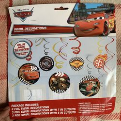 Party Decoration Swirls Package From Disney Movie Cars for Sale