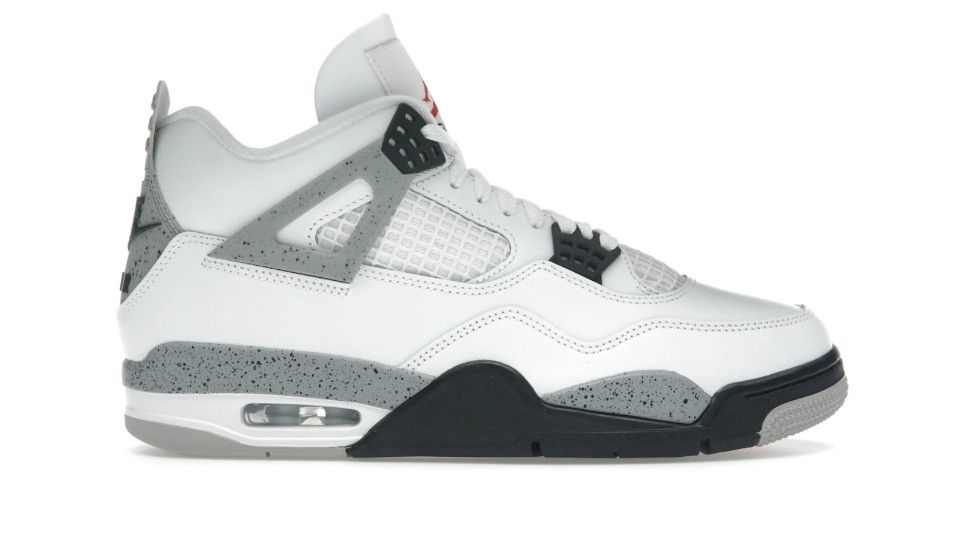 Air Jordan 4 Retro "White Cement" Size 10.5