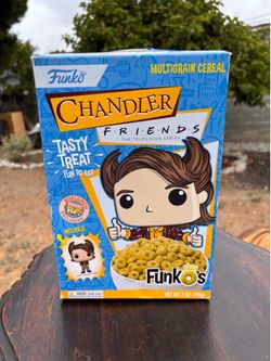 Collectible Chandler Friends Cereal Box & Cereal