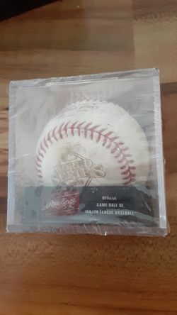 World series BB USED IN GAME (COLLECTABLE)