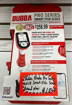 Bubba Blade Pro Series 60Lb Smart Fish Scale Brand New