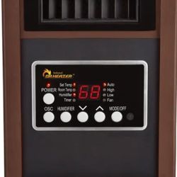 WALNUT MR HEATER 1500 WATTS WITH REMOTE CONTROL 