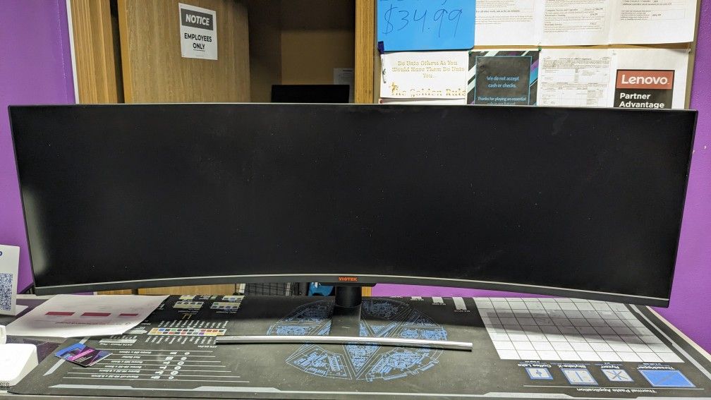 Viotek 49” Ultrawide Curved HDR Gaming Monitor 

