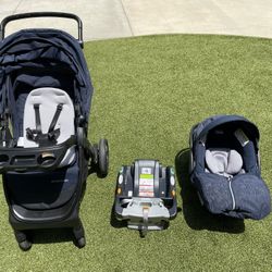 Chicco Bravo LE Trio Travel System(Harbor/Navy)