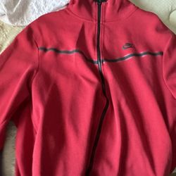 Nike tech fleece hoodie red 4xl
