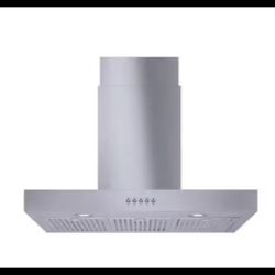 30 in. 350 CFM Convertible T-Shape Wall Mount Range Hood in