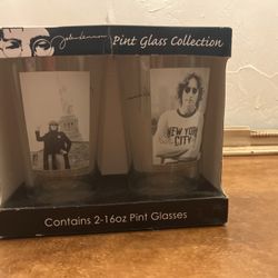 John Lennon Pint Glass Collection 