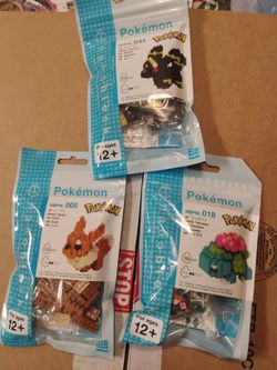 Brand New Pokemon Nano Block Sets $10 Each