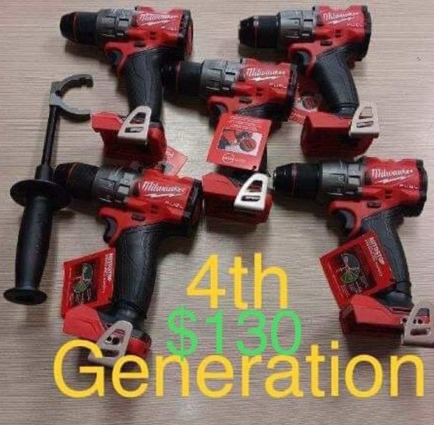 Milwaukee New Hammer Drill Fuel $130 EACH One
