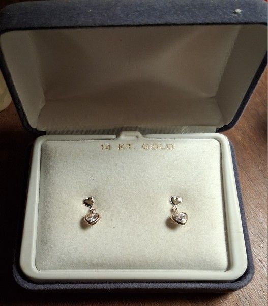 14k Gold Kids Earrings