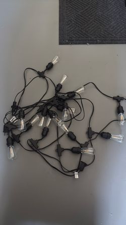 New outdoor string lights