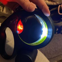 Flexi Extendable Leash With Light And Reflectors