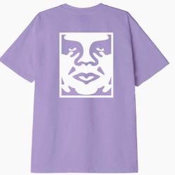 OBEY T-shirt LAVENDER
