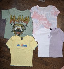 Bundle of 4 Crop Tops, Youth M