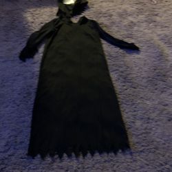 Traje de monje con máscara talla mediana