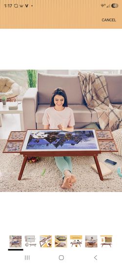 1500 piece puzzle table new